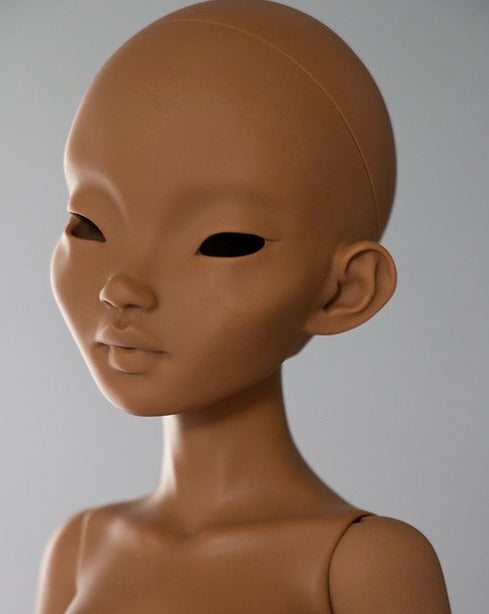Blank 1:4 Scale Pidgin Doll—Cocoa Resin