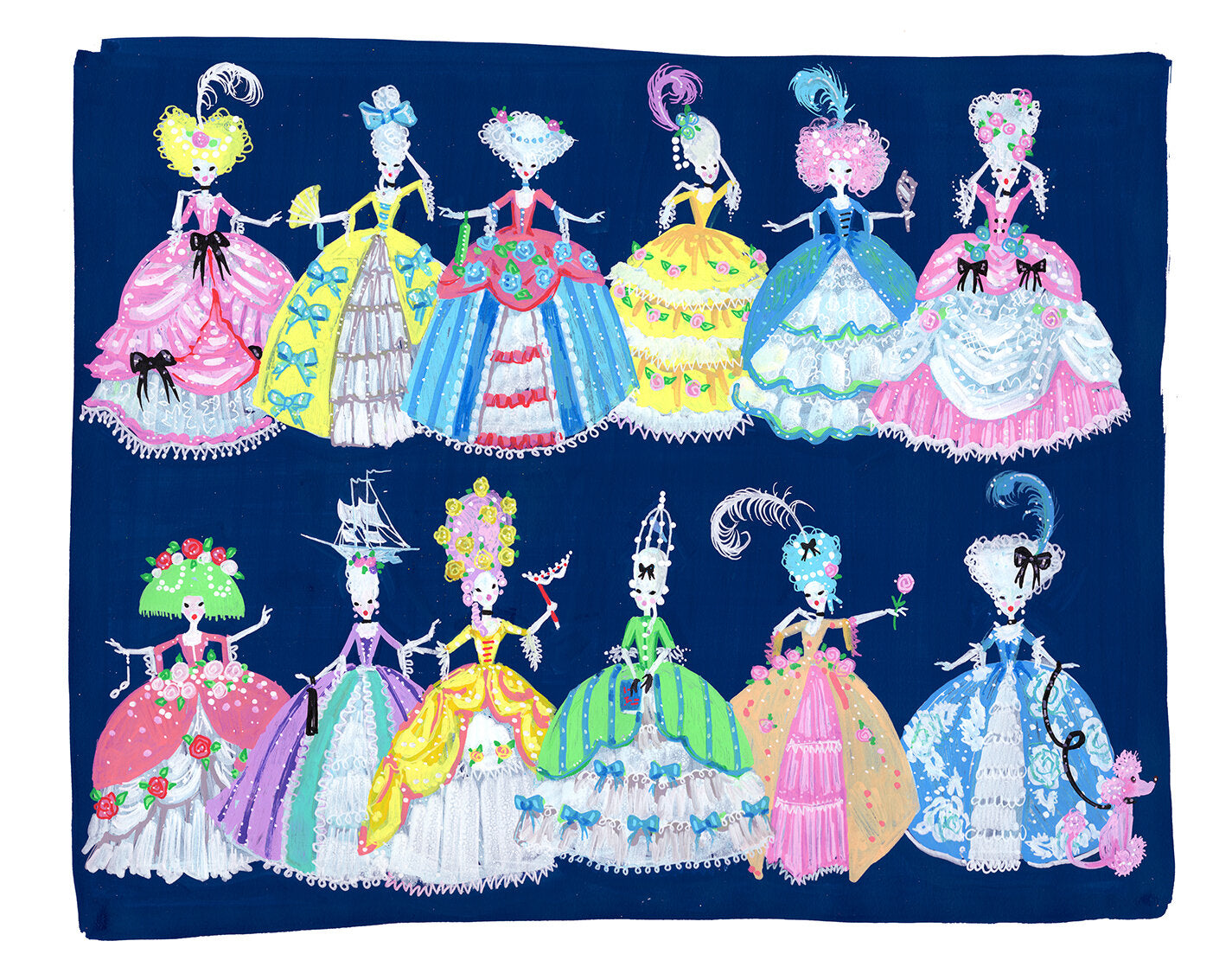 "Twelve Dancing Princesses" Art Print