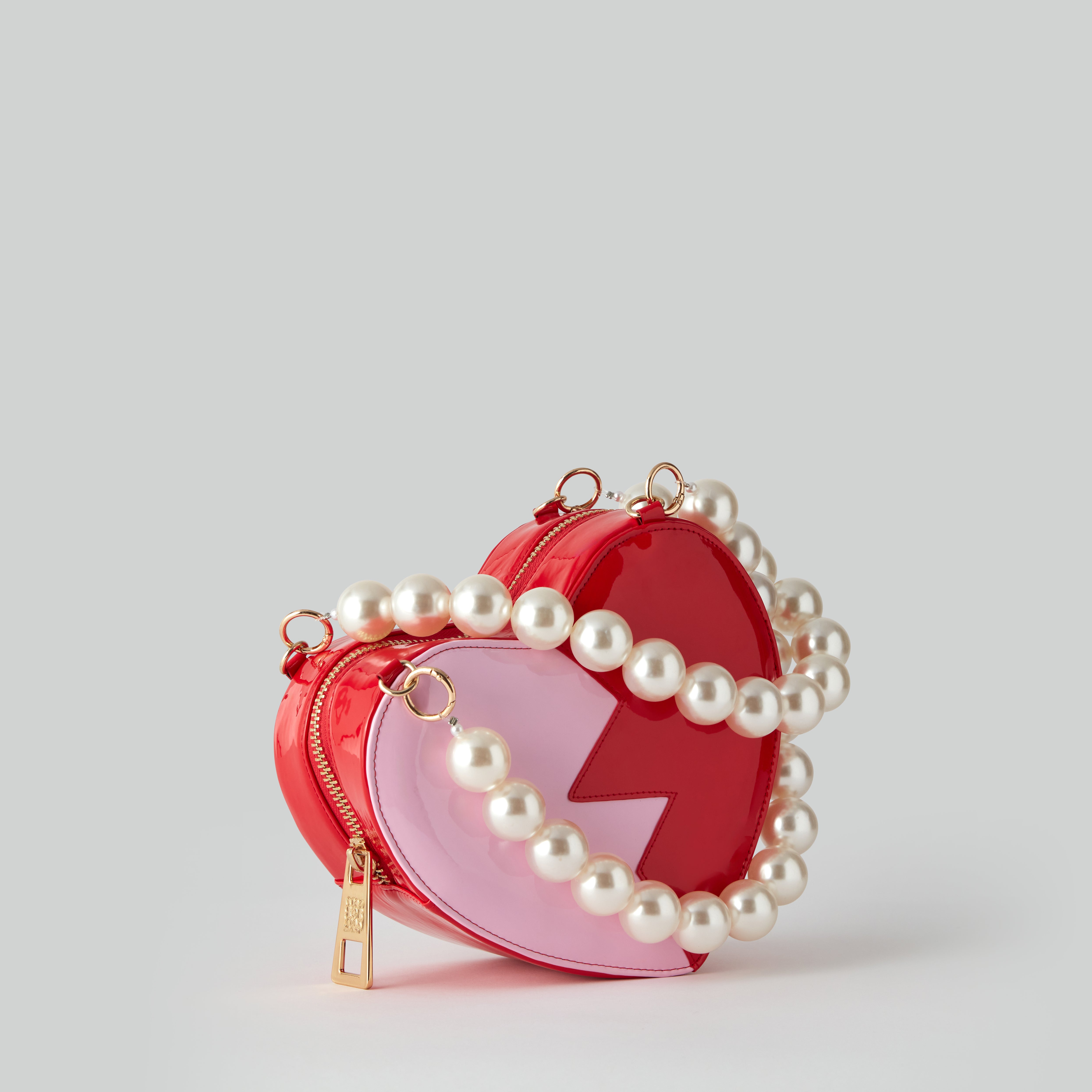 JW PEI Women's Maren Artificial Crystal Heart Shaped Bag