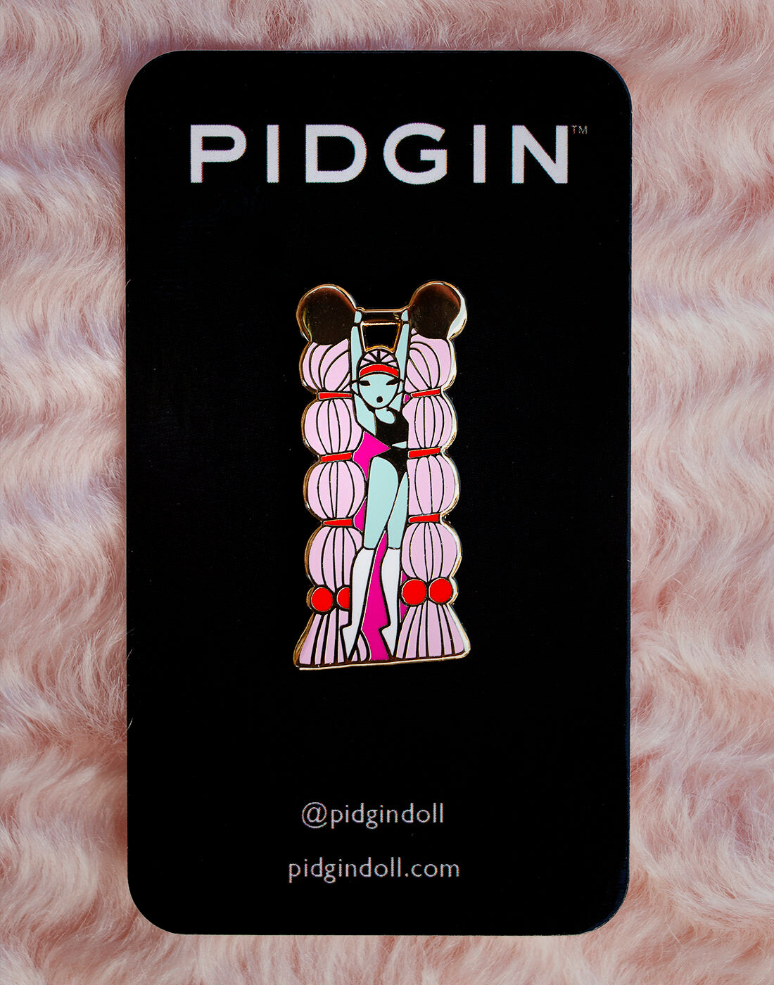 Set of Four Enamel Pins