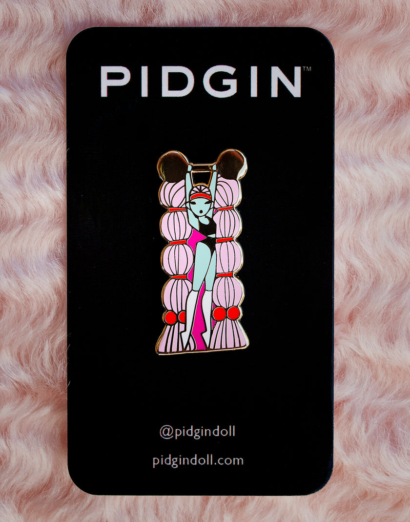 Set of Four Enamel Pins