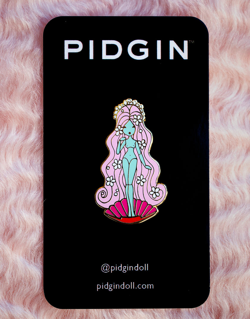 Set of Four Enamel Pins