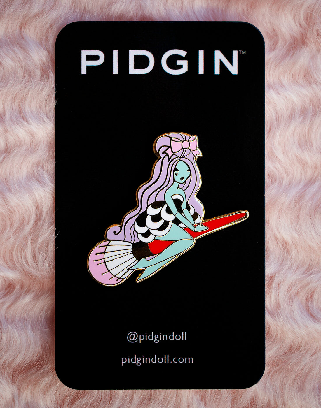 Set of Four Enamel Pins