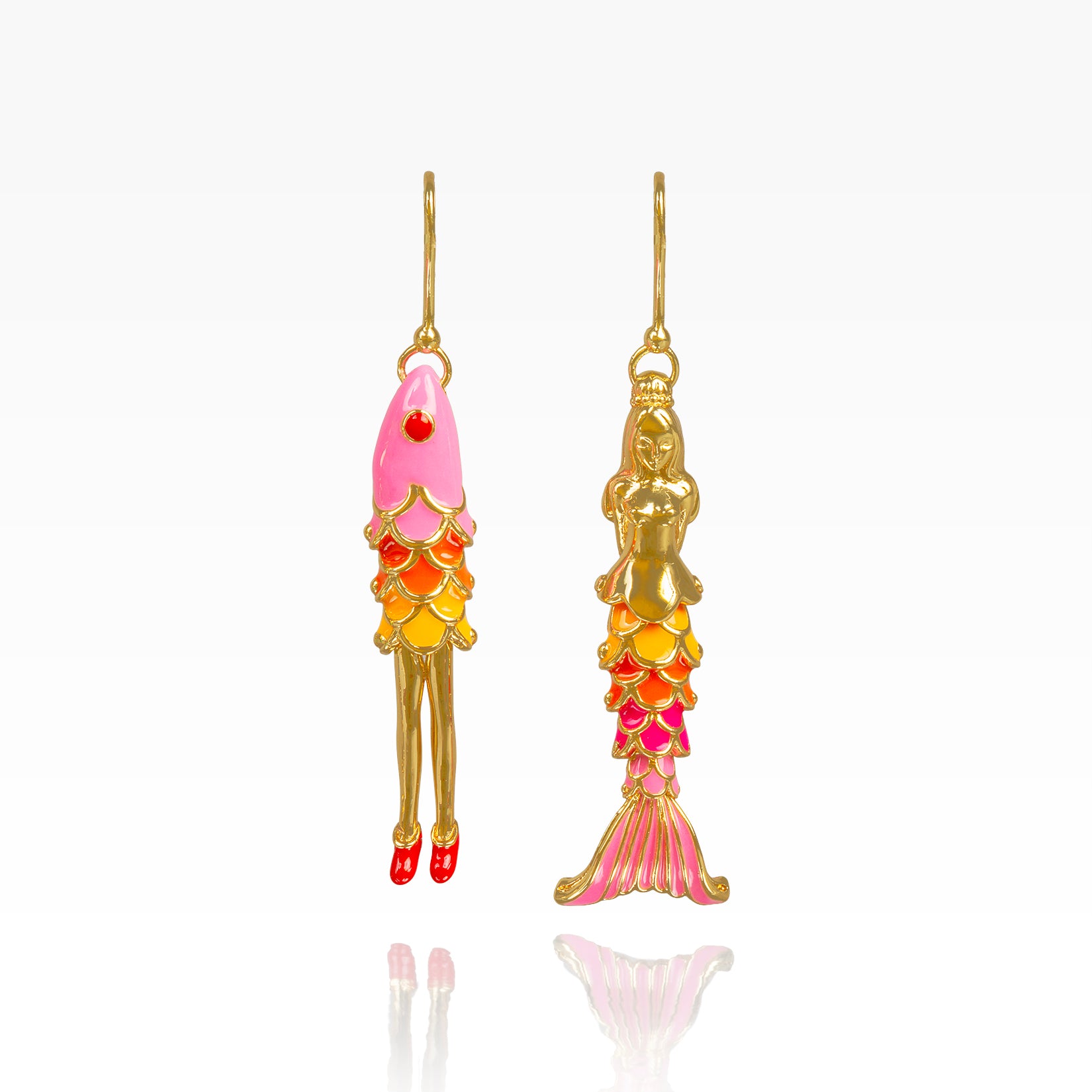Mermaid Sister Earrings - Tropical