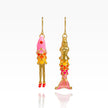 Mermaid Sister Earrings - Tropical
