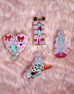 Set of Four Enamel Pins