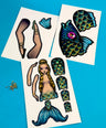 "The Mermaid Sisters" Paper Doll Kit